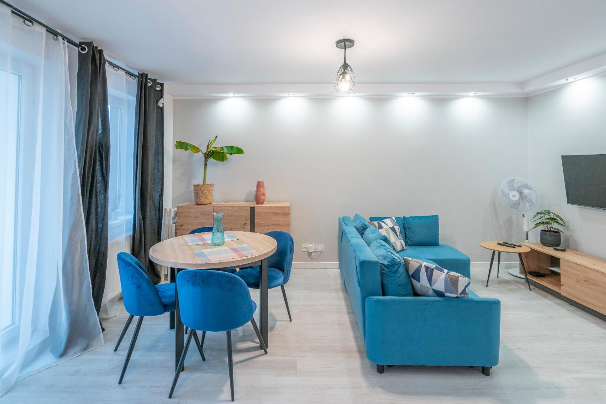 Stylowy Apartament Blue Self Check In 24H Вроцлав Экстерьер фото